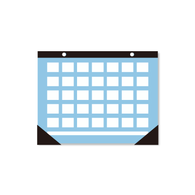 desk pad calendar 17.3