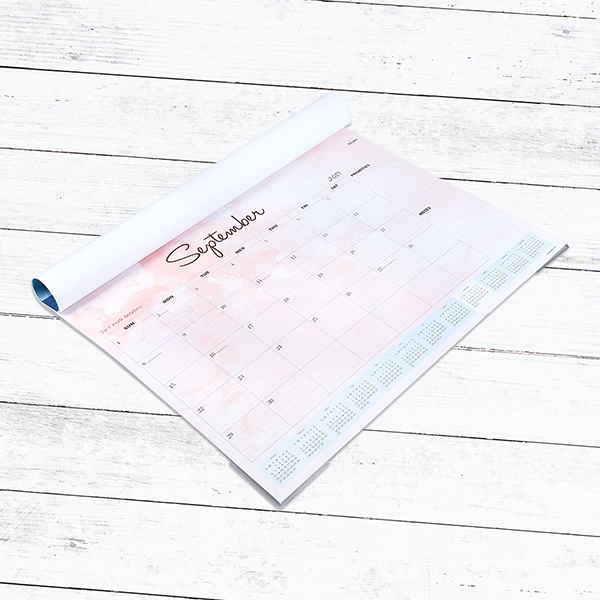 desk pad calendar custom printing