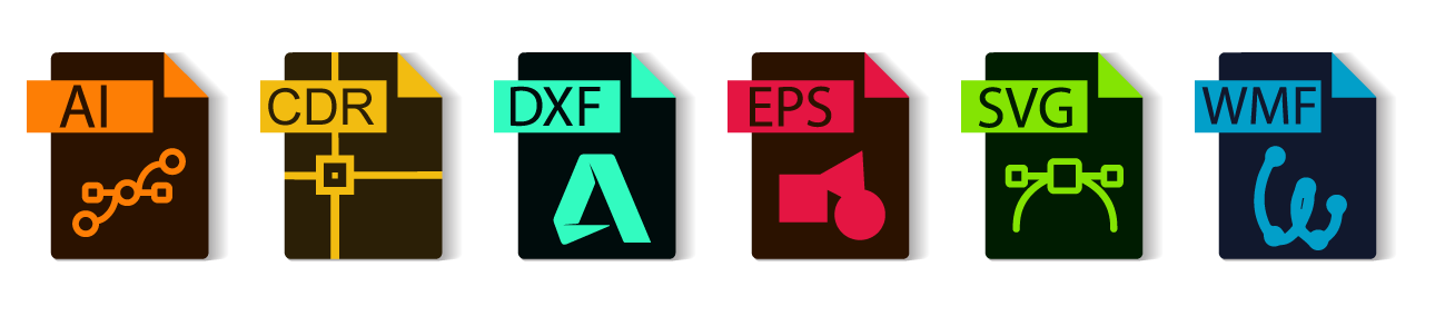 Common types of vector files