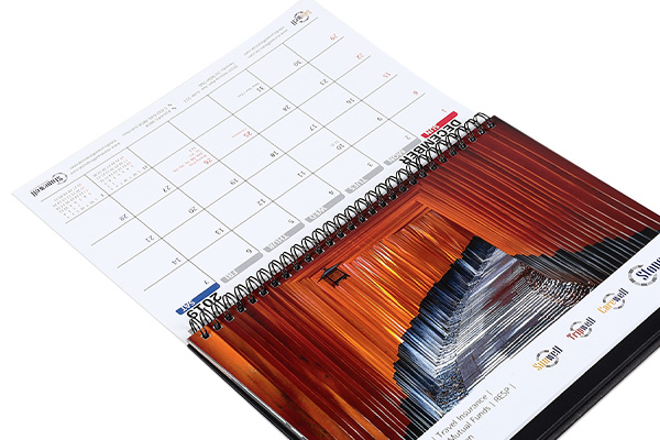 Wire-O Binding Calendar