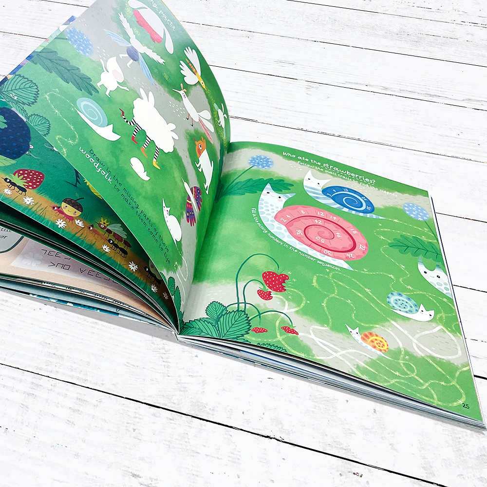 Custom printed activity books